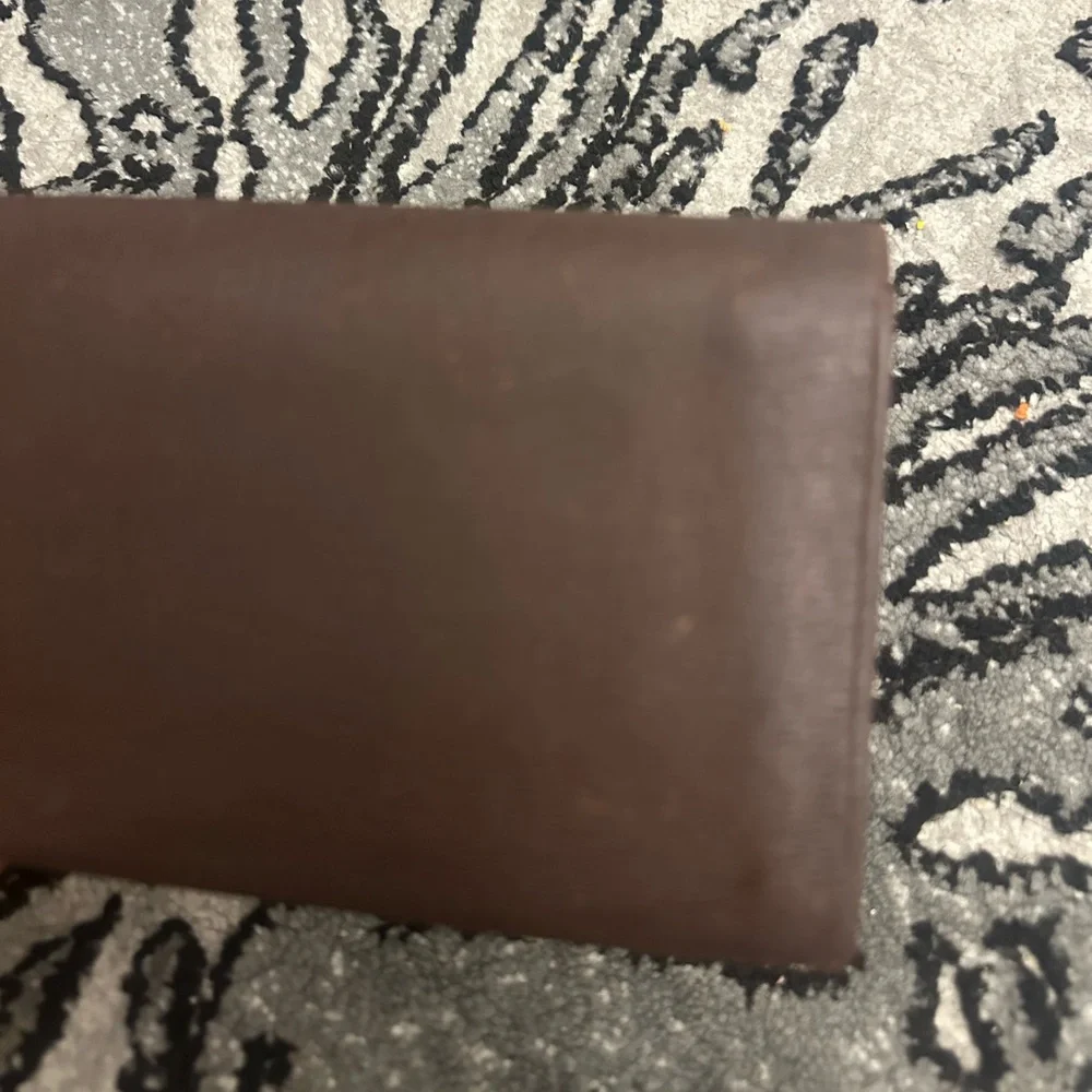 Burberry Dark Brown Leather Clutch - Picture 4 of 16
